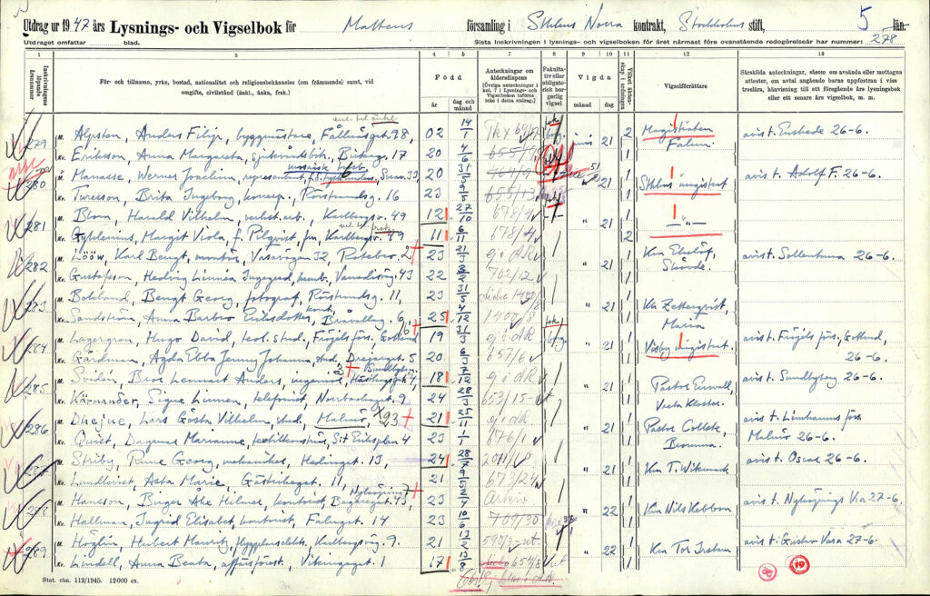 Heiratsregister